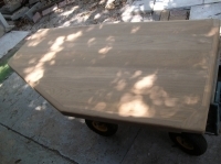 50 ft Ocean Yacht interior wood restoration