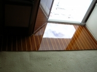 50 ft Ocean Yacht interior wood restoration