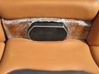 Custom fabrication of a ski boat inlay speaker boxes