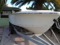 Mako awl grip boat paint before pic