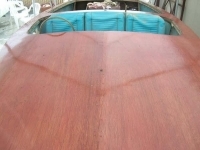 55 X Humphrey wooden race bought for Arlen Ness   Finished boat