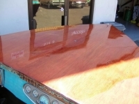 55 X Humphrey wooden race bought for Arlen Ness  finished boat