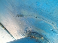 Rudder Damage before pic